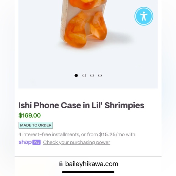 Vibrant Orange Shrimp iPhone 13 Case with Unique Design - Picture 3 of 10